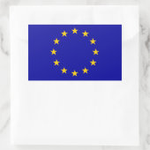 EU-vlag Rechthoekige Sticker (Tas)