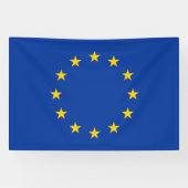 EU-vlag Spandoek (Horizontaal)