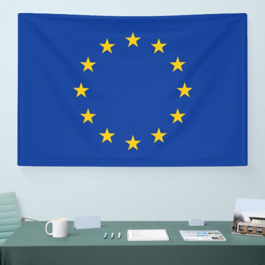 EU-vlag Spandoek (Beurs)