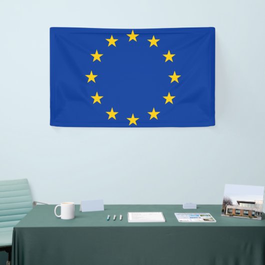 EU-vlag Spandoek (Beurs)
