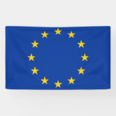 EU-vlag Spandoek (Horizontaal)