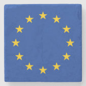 EU-vlag Stenen Onderzetter (Voorkant)