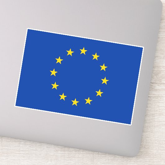 EU-vlag Sticker (Detail)