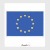 EU-vlag Sticker (Vel)