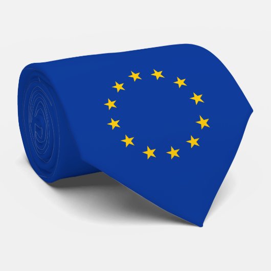 EU - vlag Stropdas (Opgerold)