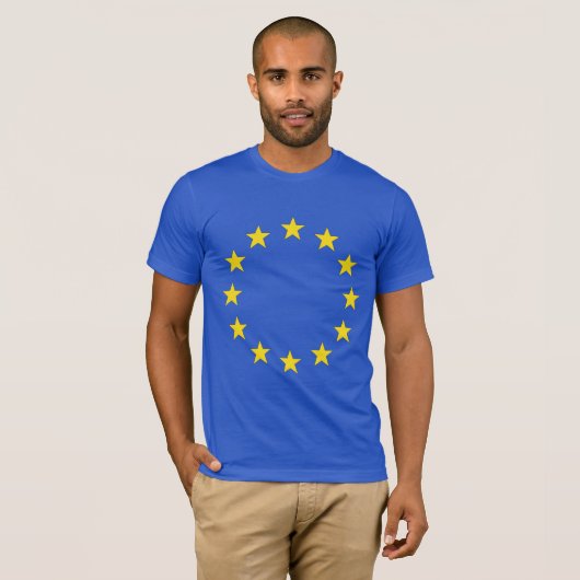 EU-vlag T-shirt (Voorkant volledig)