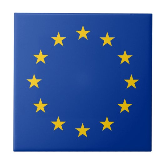 EU-vlag Tegeltje (Voorkant)