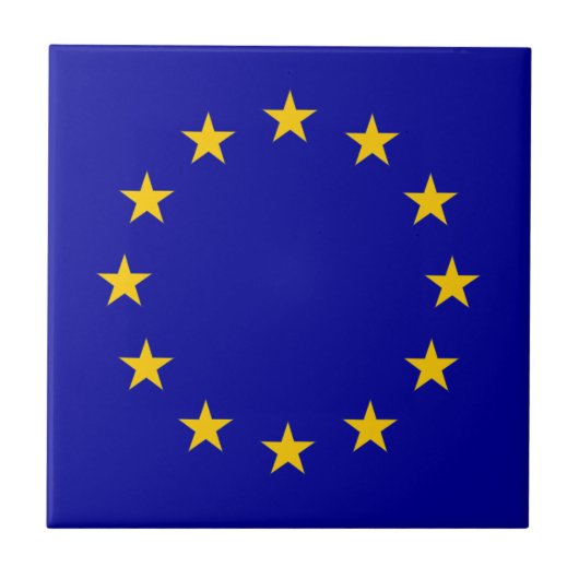 EU-vlag Tegeltje (Voorkant)