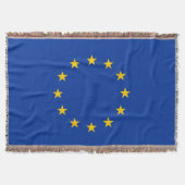 EU vlag Throw Blanket Deken (Voorkant)