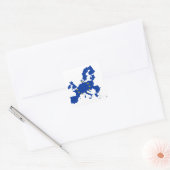 EU-vlag Vierkante Sticker (Envelop)