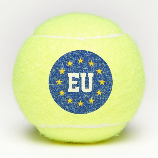 EU-vlaggemonogram Tennisballen (Voorkant)