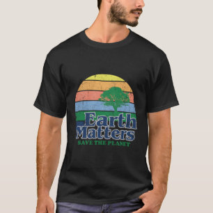 eu-zaken redden de planeet-milieu-opwarming van de t-shirt