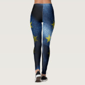 EU-zijde vlag Leggings (Achterkant)