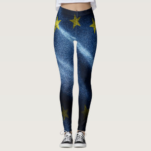 EU-zijde vlag Leggings