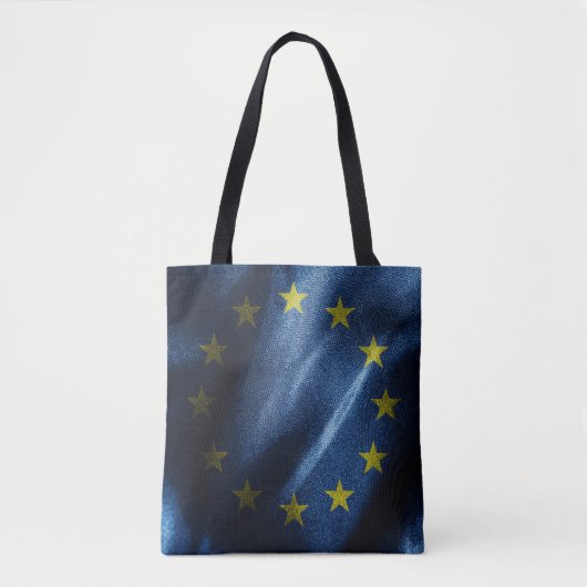 EU-zijde vlag Tote Bag (Voorkant)