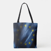EU-zijde vlag Tote Bag (Achterkant)