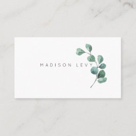 Eucalypt Branch laat ambachtelijke zakenlui over Afsprakenkaartje