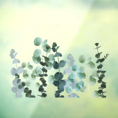 Eucalypte verlaat sticker doorzichtig blauw groen (Vel 3)