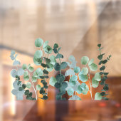 Eucalypte verlaat sticker doorzichtig blauw groen (Vel 2)