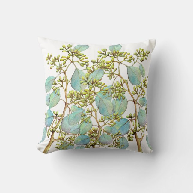 Eucalyptus 01 zaad kussen (Voorkant)