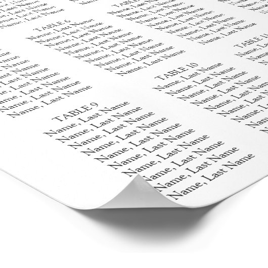 Eucalyptus 12 Tabellen Poster (Hoek)