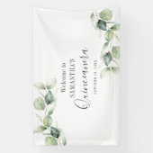 Eucalyptus 15e verjaardag Quinceanera Celebration Spandoek (Verticaal)