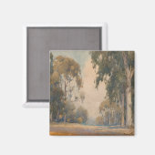 Eucalyptus (1922) – Delicate aquarel botanische af Magneet (Voorkant / Achterkant)