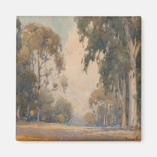Eucalyptus (1922) – Delicate aquarel botanische af Magneet (Voorkant)