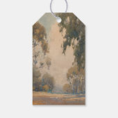 Eucalyptus (1922) – Delicate waterverf botanische Cadeaulabel (Achterkant)
