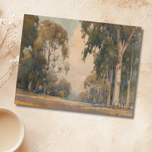 Eucalyptus (1922) - Fijne Waterverf Botanisch Briefkaart