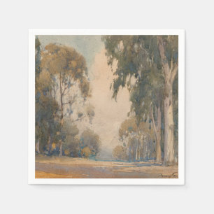 Eucalyptus (1922) - Fijne Waterverf Botanisch Servet
