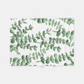 Eucalyptus 1 fleece deken (Voorkant (Horizontaal))