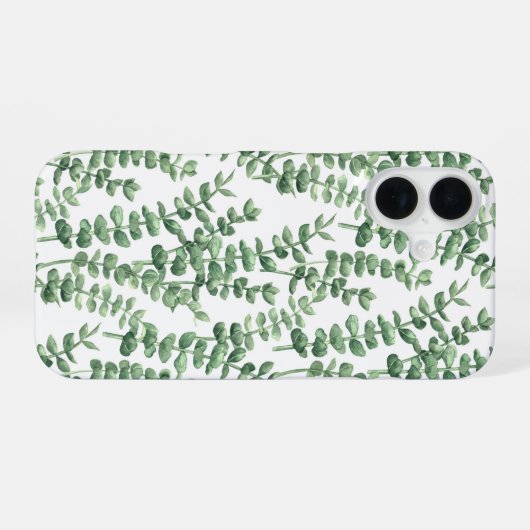 Eucalyptus 1 iPhone 16 hoesje (Achterkant horizontaal)