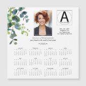 Eucalyptus 2025 Zakelijke Kalender Magneet Kaart (Voorkant)