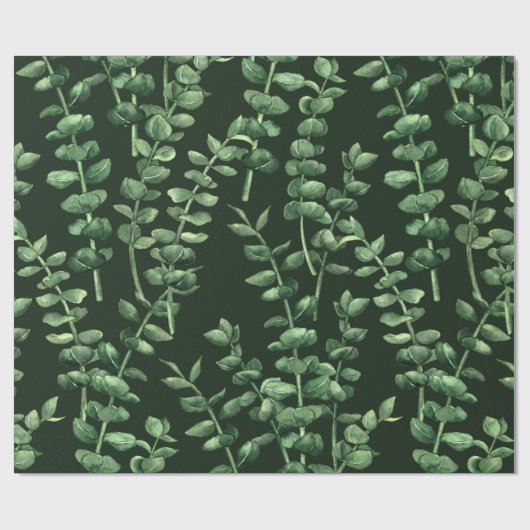 Eucalyptus 2 cadeaupapier (Vlak)