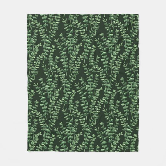 Eucalyptus 2 fleece deken (Voorkant)