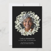 Eucalyptus 2-foto begrafenis / gedenkteken bedankkaart (Voorkant)