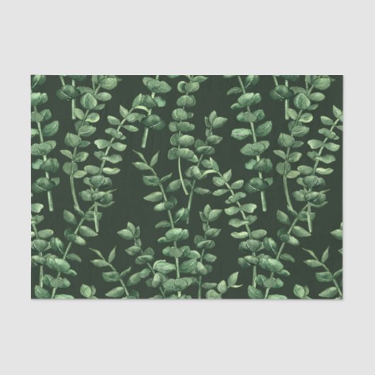 Eucalyptus 2 tissuepapier (Voorkant)