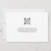 Eucalyptus 3 Foto QR Code Weddenschap Kaart (Achterkant)