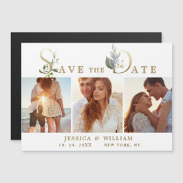 Eucalyptus 3 FOTO Save the Date Magnetic Card