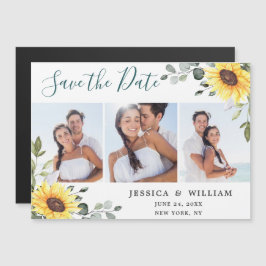 Eucalyptus 3 FOTO Save the Date Magnetic Card