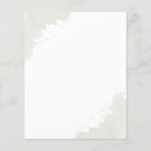 Eucalyptus 50e bruiloft Jubileum uitnodiging (Achterkant)