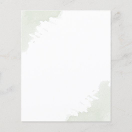 Eucalyptus 50e bruiloft Jubileum uitnodiging (Achterkant)