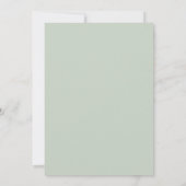 Eucalyptus 50e verjaardagsuitnodiging kaart (Achterkant)
