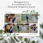 eucalyptus 6 foto bruiloft bedankkaart