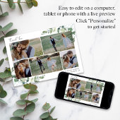 eucalyptus 6 foto bruiloft bedankkaart