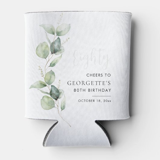 Eucalyptus 80e Waterverf Blikjeskoeler (Voorkant)