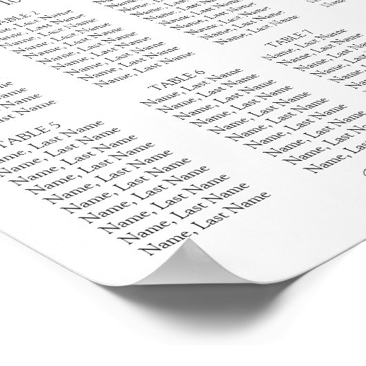 Eucalyptus 8 Tabellen Poster (Hoek)