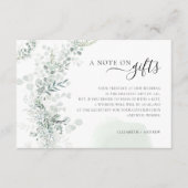 Eucalyptus A Note on Gifts Wishing Well Informatiekaartje (Voorkant)