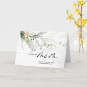 Eucalyptus aan mijn moeder huwelijksdag cadeau van kaart (Gele Bloem)